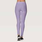Paarse effenkleurige legging (Achterkant)