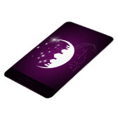 Paarse Eid Mubarak Moon Mosque Magneet (Linkerzijde)