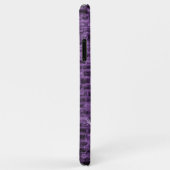 Paarse Eiffeltoren Grunge Hoesje-Mate iPhone Case (Achterkant/rechts)