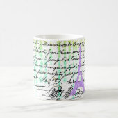 Paarse Eiffeltoren Koffiemok (Center)