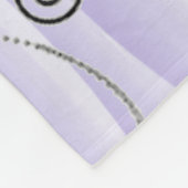 Paarse Eiffeltoren Vlaanderen vlooierbak Fleece Deken (Hoek)