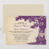 Paarse eik kaart (Voorkant / Achterkant)