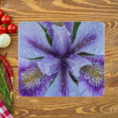 Paarse eindeloze Iris Floral Snijplank