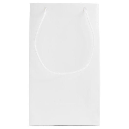 Paarse Elegant Dragons Wedding Gift Bag Klein Cadeauzakje (Achterkant)