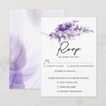 Paarse Elegant Lavender Wedding