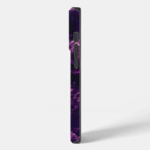 Paarse Elegante Bloemen Esthetisch Case-Mate iPhone Case (Achterkant / Links)