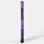 Paarse Elegante Japanse Tatewaku Patroon Samsung Galaxy Hoesje (Rechterkant)