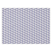 Paarse Elegante Moderne Bloemen Waterverf Botanisc Tafelkleed (Voorkant (Horizontaal))