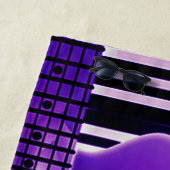 Paarse elektrische keuken strandlaken (In situ)