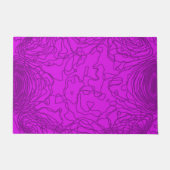 Paarse elektrische Violet Garen Deurmat (Voorkant)