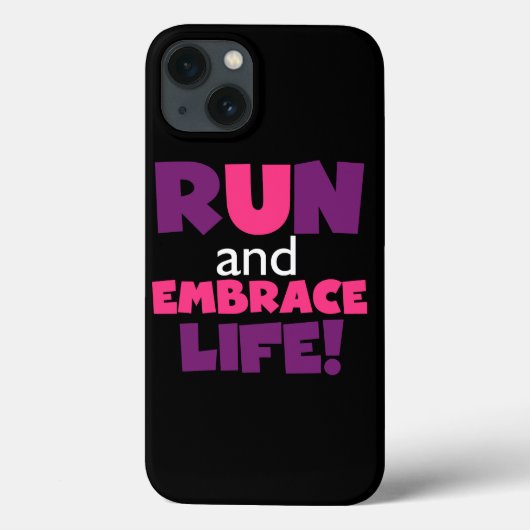Paarse Embrace Life Roze Case-Mate iPhone Case (Achterkant)