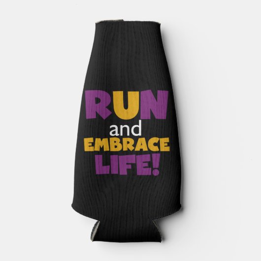 Paarse Embrace Life Roze Flesjeskoeler (Voorkant)