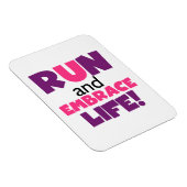 Paarse Embrace Life Roze Magneet (Rechterzijde)