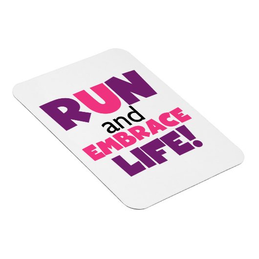 Paarse Embrace Life Roze Magneet (Rechterzijde)