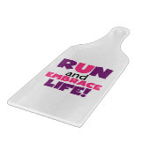 Paarse Embrace Life Roze Snijplank (Hoek)