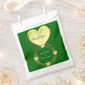 Paarse Emerald Groen Goud Bruiloft Feest Evenement Bedankzakje (Geknipt)