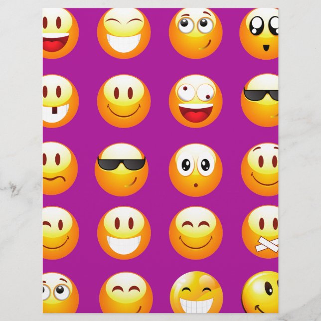 paarse emojis (Voorkant)