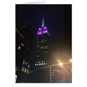 Paarse Empire State Building NYC New York Night