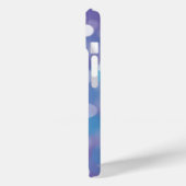 Paarse en Aqua Bokeh feestverlichting Case-Mate iPhone Case (Achterkant / Links)