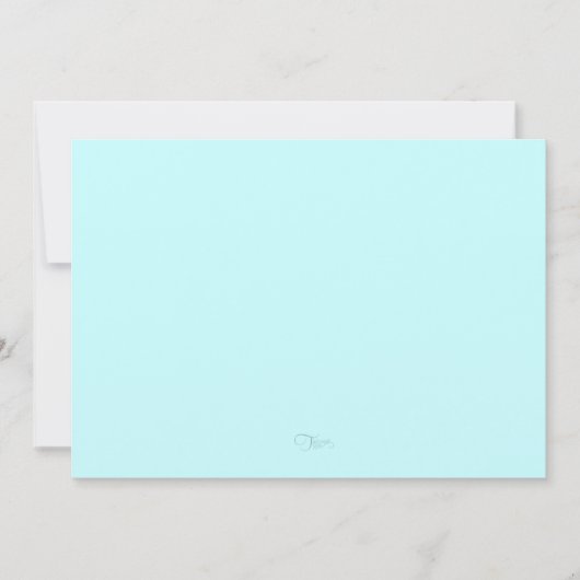 Paarse en Aqua Mint Tapestry Invitation Kaart (Voorkant)