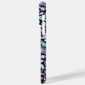 PAARSE EN AQUA PAISLEY PATTERNS Case-Mate iPhone CASE (Achterkant / Links)