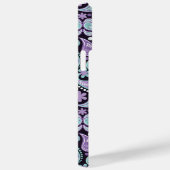 PAARSE EN AQUA PAISLEY PATTERNS Case-Mate iPhone CASE (Achterkant / Rechts)