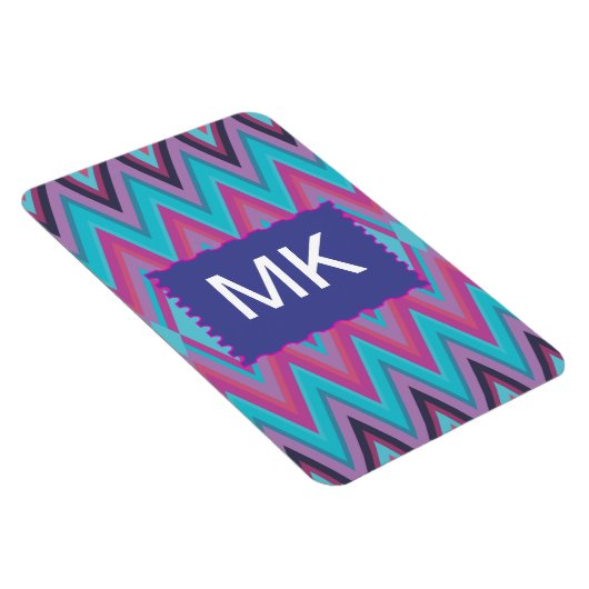 Paarse en Aqua Tribal Magneet (Rechterzijde)