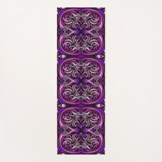Paarse en blauw gepatenteerde yogamat