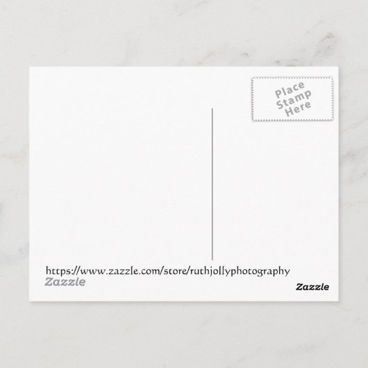 Paarse en blauw in het zuidwesten van Tucson, Ariz Briefkaart (Achterkant)