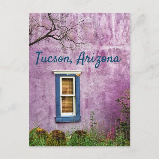 Paarse en blauw in het zuidwesten van Tucson, Ariz Briefkaart (Voorkant)