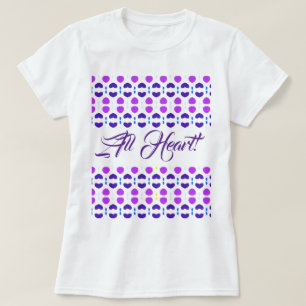 Paarse en blauw t-shirt