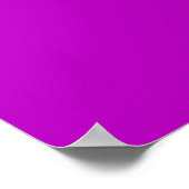 Paarse En Blauwe Abstracte 1007 Poster (Hoek)