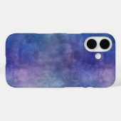 Paarse en blauwe Abstracte Waterverf stijl Case-Mate iPhone Case (Achterkant (horizontaal))