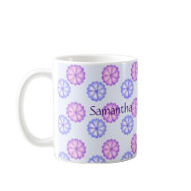 Paarse en blauwe bloemen