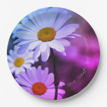 Paarse en blauwe bloemen