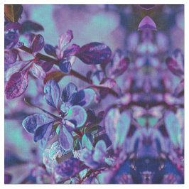 Paarse en blauwe botanische stof