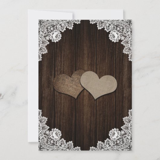 Paarse en blauwe bruiloft sparen de datum save the date (Achterkant)