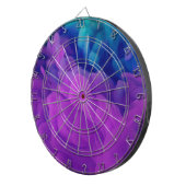 Paarse en blauwe digitale rook dartbord (Voorkant Rechts)
