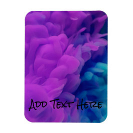 Paarse en blauwe digitale rook magneet