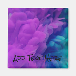 Paarse en blauwe digitale rook magneet