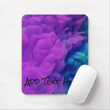 Paarse en blauwe digitale rook