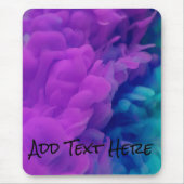 Paarse en blauwe digitale rook muismat (Voorkant)