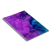 Paarse en blauwe digitale rook notitieboek (Rechterzijde)