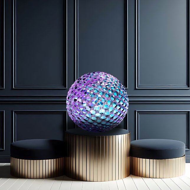 Paarse en blauwe edelsteen zoeken haar rond kussen (Creator heeft geüpload)