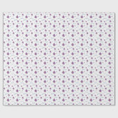 Paarse en blauwe eendenkuikens cadeaupapier (Vlak)