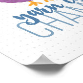 Paarse en blauwe eendenkuikens poster (Hoek)