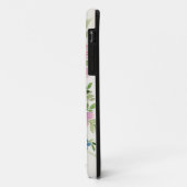 Paarse en blauwe florale tuinenkast Case-Mate iPhone case (Achterkant/links)