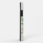 Paarse en blauwe florale tuinenkast Case-Mate iPhone case (Achterkant/rechts)