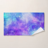 Paarse en Blauwe Galaxy Space Abstract Bad Handdoek (Handdoek)