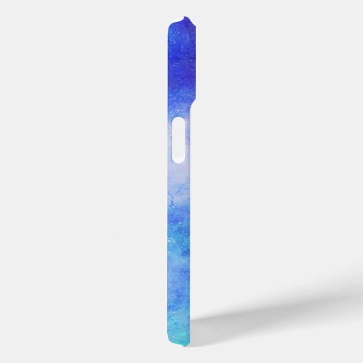 Paarse en Blauwe Galaxy Space Abstract Case-Mate iPhone Case (Achterkant / Rechts)